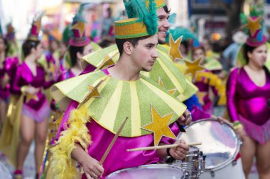 Karnaval geçit Festivali katılımcıları
