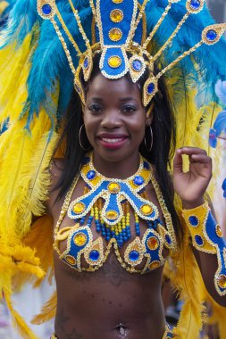 Karnaval geçit Festivali katılımcıları