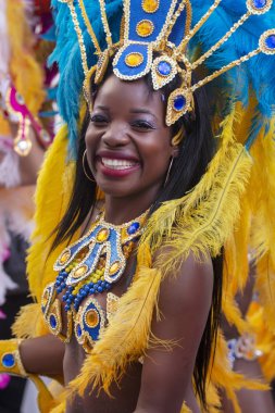 Karnaval geçit Festivali katılımcıları