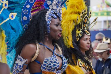 Karnaval geçit Festivali katılımcıları