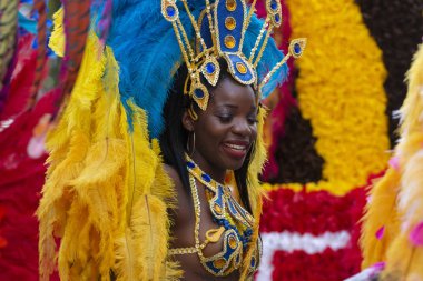 Karnaval geçit Festivali katılımcıları