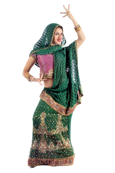 Exotic belly dancer — Stock Photo, Image