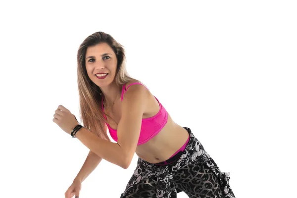 Fitness esercizio ragazza — Foto Stock