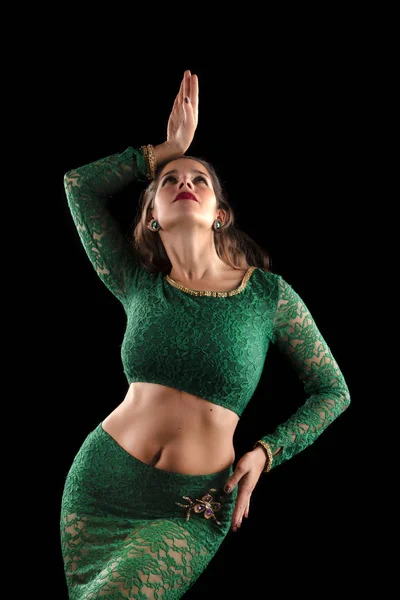 Bailarina exótica del vientre — Foto de Stock