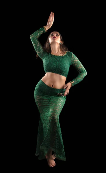 Bailarina exótica del vientre — Foto de Stock