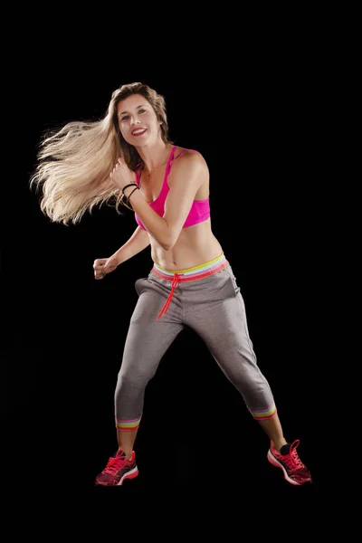 Chica de ejercicio fitness — Foto de Stock