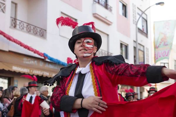 Desfile de carnaval participantes del festival — Foto de Stock