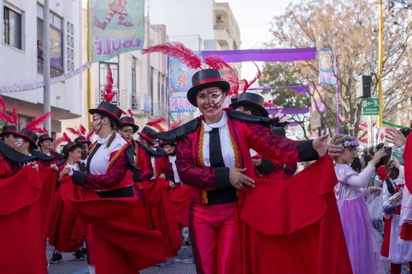 Desfile de carnaval participantes del festival — Foto de Stock