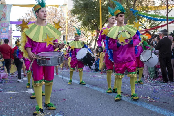 Carnival parad Festival deltagare — Stockfoto