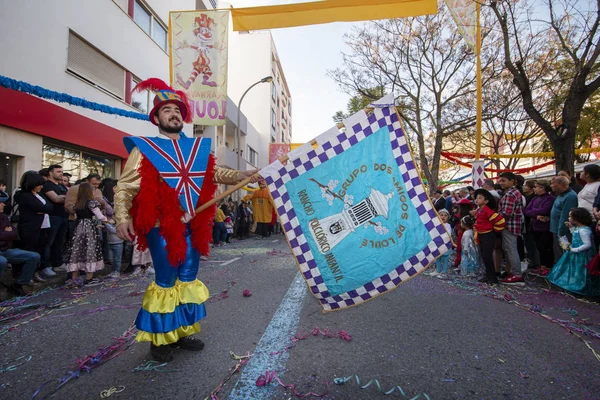 Karnevalsumzug-Teilnehmer — Stockfoto