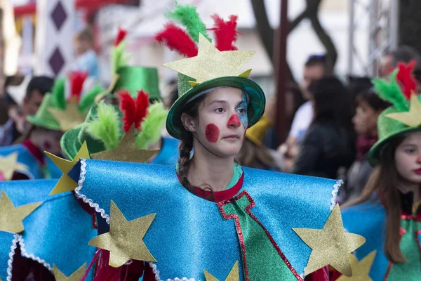 Partecipanti al festival della sfilata di Carnevale — Foto Stock