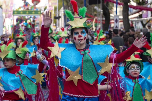 Carnavals Parade festival deelnemers — Stockfoto