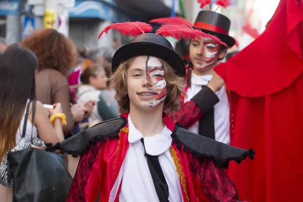Participants au festival de défilé de carnaval — Photo