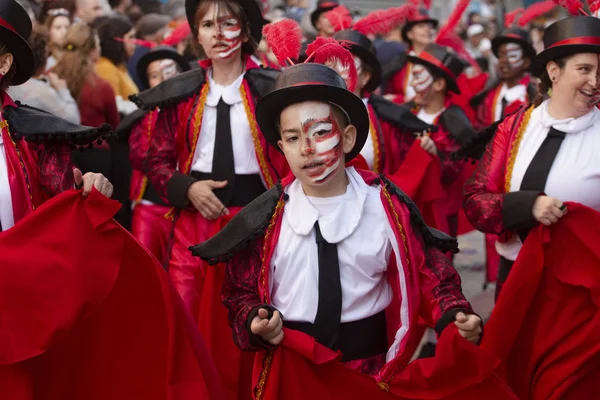 Participants au festival de défilé de carnaval — Photo