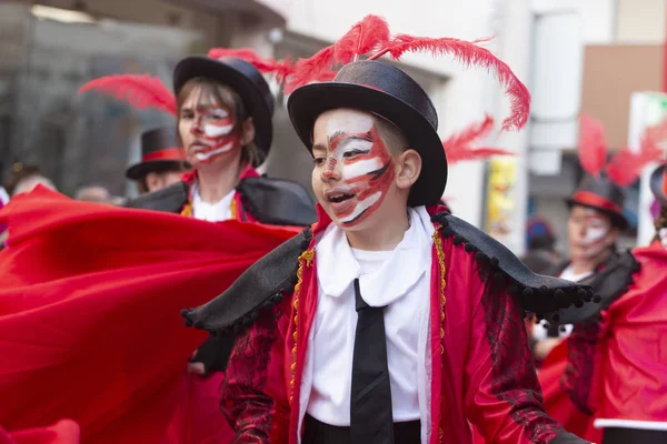 Desfile de carnaval participantes del festival — Foto de Stock