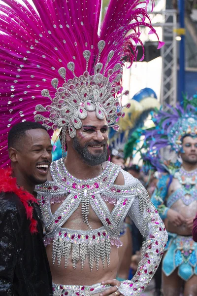 Carnival parad Festival deltagare — Stockfoto