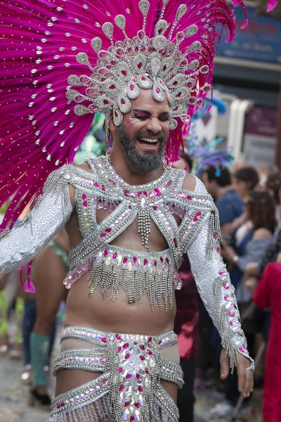 Carnival parad Festival deltagare — Stockfoto