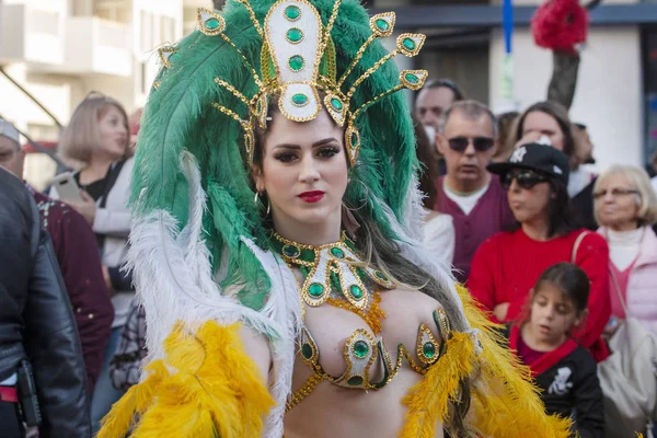 Desfile de carnaval participantes del festival — Foto de Stock