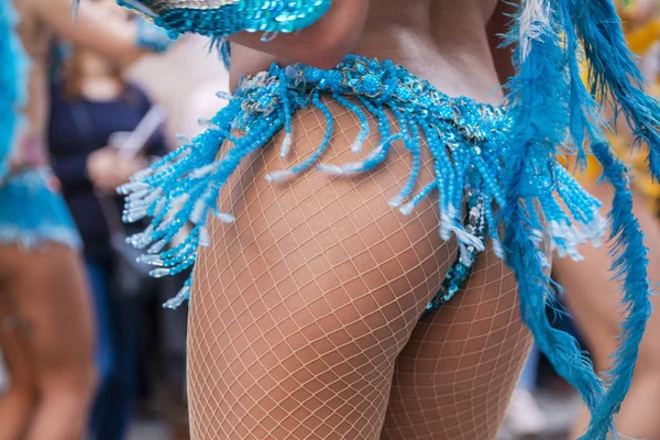 Partecipanti al festival della sfilata di Carnevale — Foto Stock