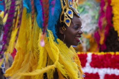 Karnaval geçit Festivali katılımcıları
