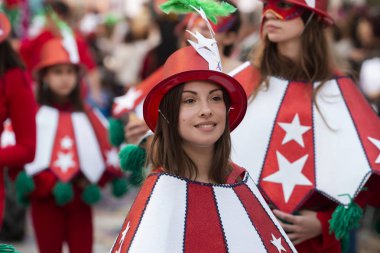 Karnaval geçit Festivali katılımcıları