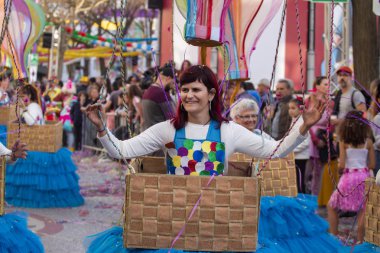 Karnaval geçit Festivali katılımcıları