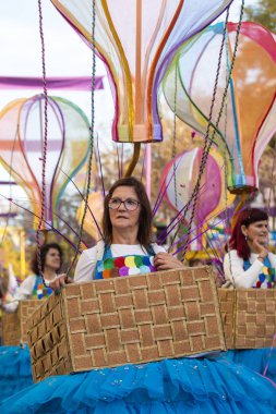 Karnaval geçit Festivali katılımcıları