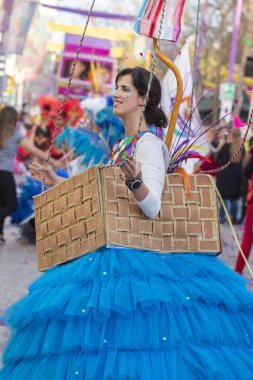 Karnaval geçit Festivali katılımcıları