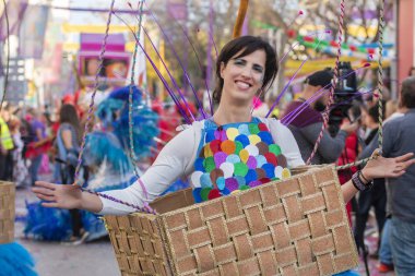 Karnaval geçit Festivali katılımcıları