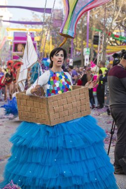 Karnaval geçit Festivali katılımcıları