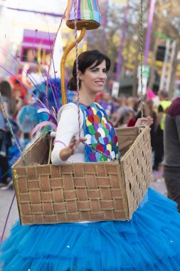 Karnaval geçit Festivali katılımcıları