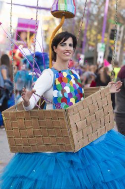 Karnaval geçit Festivali katılımcıları