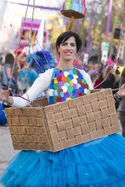 Karnaval geçit Festivali katılımcıları