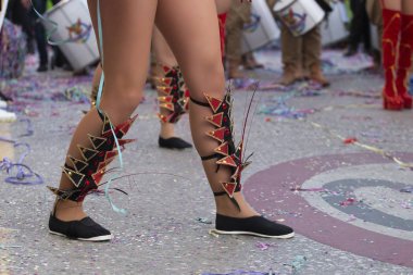 Karnaval geçit Festivali katılımcıları
