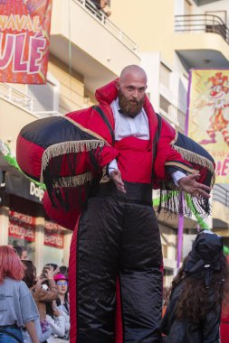 Karnaval geçit Festivali katılımcıları