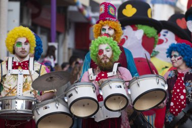 Karnaval geçit Festivali katılımcıları