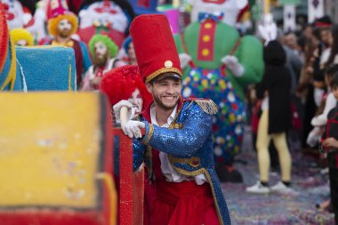 Karnaval geçit Festivali katılımcıları