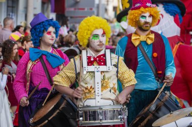 Karnaval geçit Festivali katılımcıları