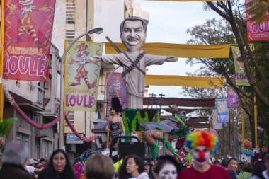 Karnaval geçit Festivali katılımcıları