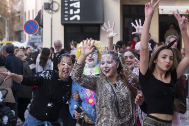 Karnaval geçit Festivali katılımcıları