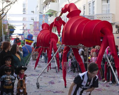 Karnaval geçit Festivali katılımcıları