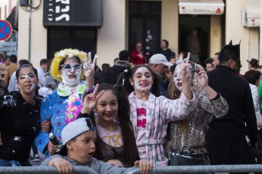 Karnaval geçit Festivali katılımcıları