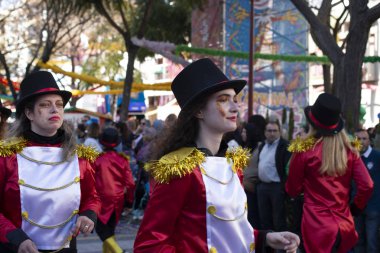 Karnaval geçit Festivali katılımcıları