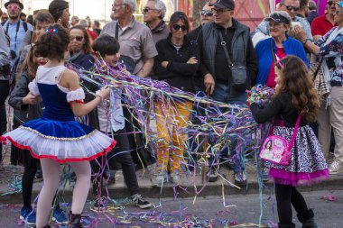 Karnaval geçit Festivali katılımcıları