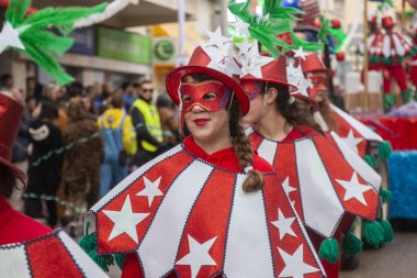 Karnaval geçit Festivali katılımcıları