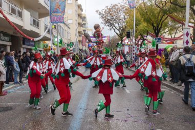 Karnaval geçit Festivali katılımcıları