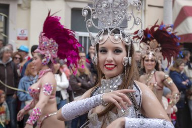 Karnaval geçit Festivali katılımcıları