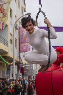 Karnaval geçit Festivali katılımcıları