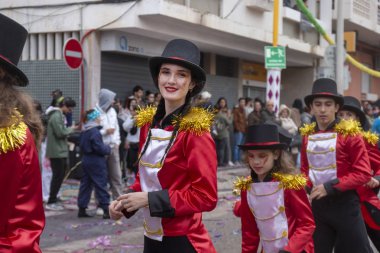 Karnaval geçit Festivali katılımcıları