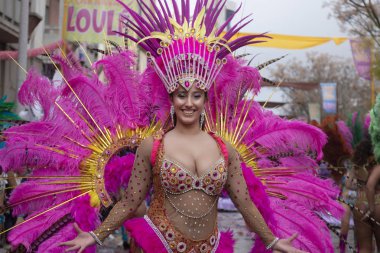 Karnaval geçit Festivali katılımcıları